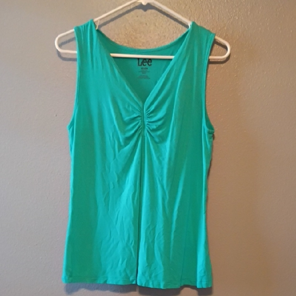 Lee Women's Vibrant Green Tank Top